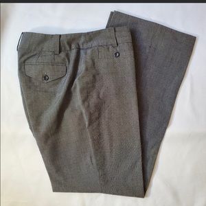 Womens Dress Pants Gray Ann Taylor 6 Curvy Career